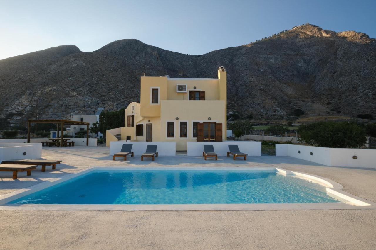 Private Villa Evgenia With Swimming Pool Perissa  Dış mekan fotoğraf