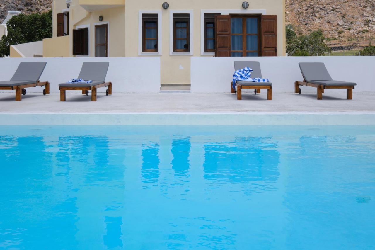 Private Villa Evgenia With Swimming Pool Perissa  Dış mekan fotoğraf