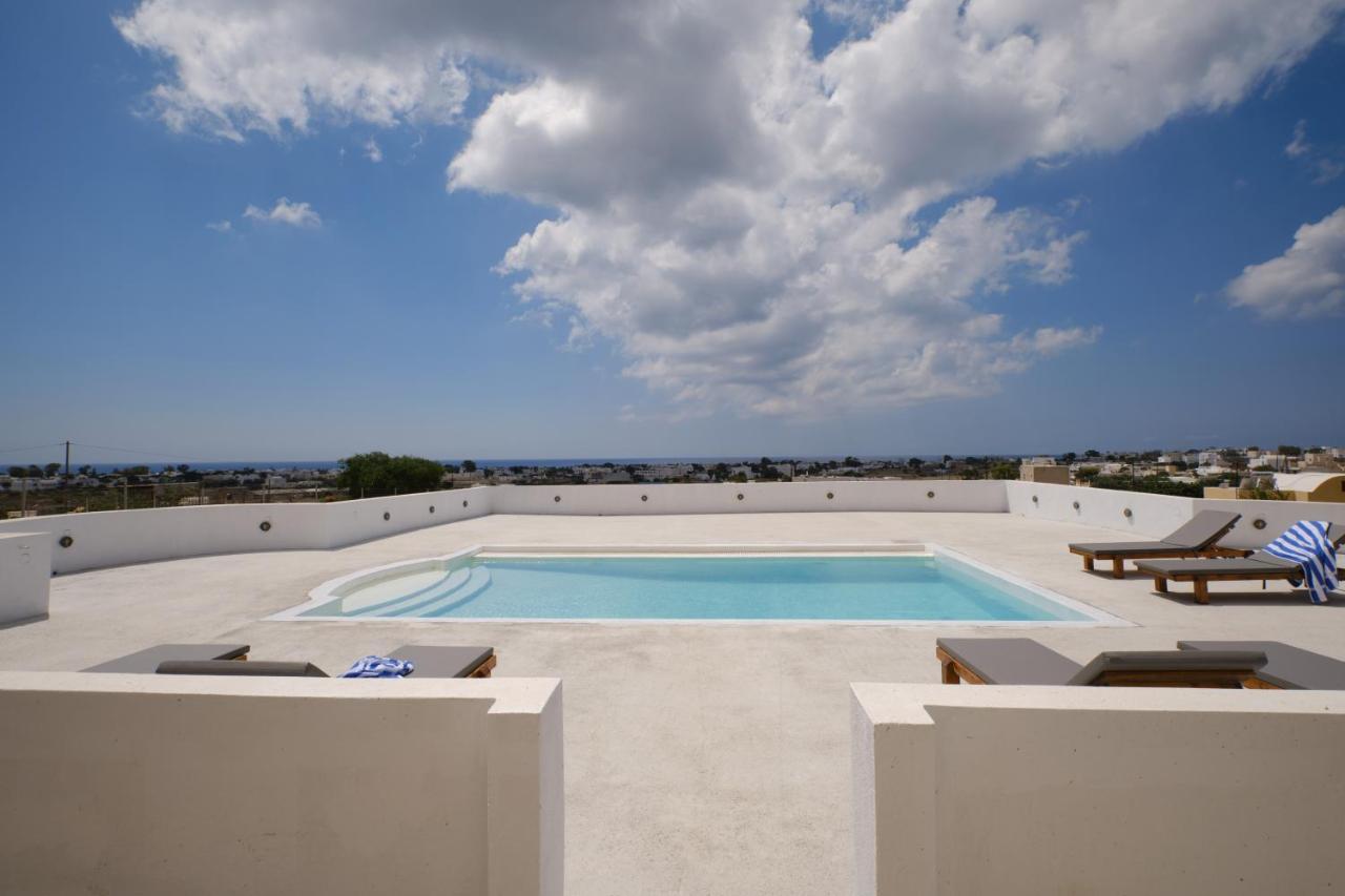 Private Villa Evgenia With Swimming Pool Perissa  Dış mekan fotoğraf