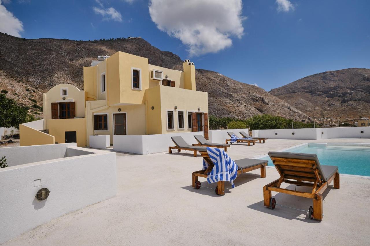 Private Villa Evgenia With Swimming Pool Perissa  Dış mekan fotoğraf